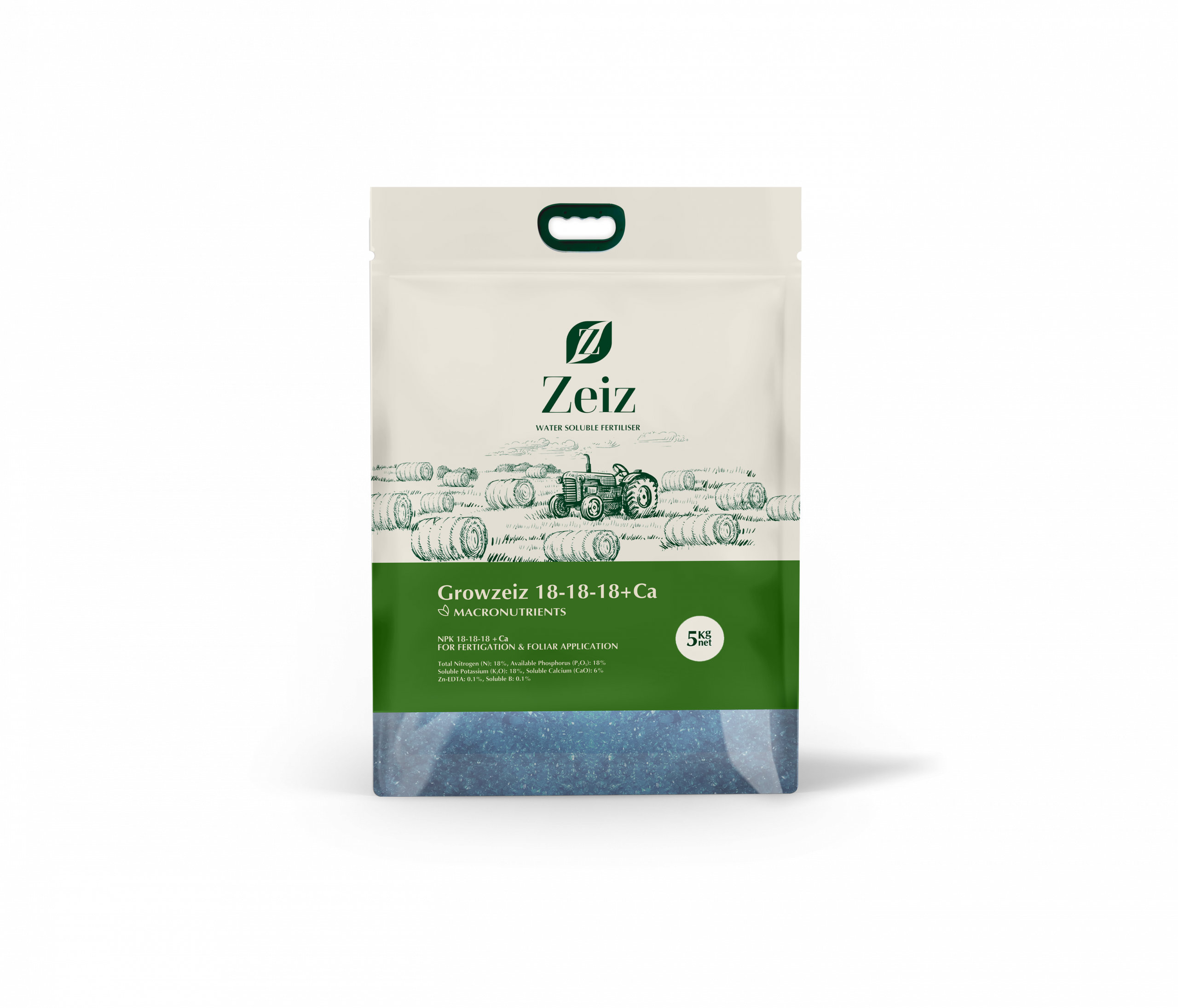 (Growzeiz18-18-18+Ca) گروزایز18-18-18+کلسیم